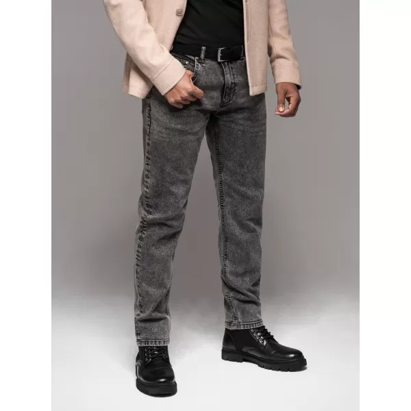  Pánské kalhoty OMBRE OM-PADP-0217 GREY 