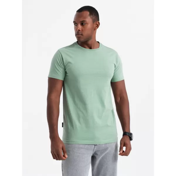  Pánská košile OMBRE OM-TSBS-0232 GRAY-GREEN/WHITE/BEIGE 