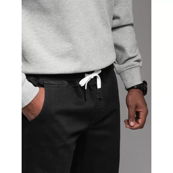  Pánské kalhoty OMBRE OM-PADJ-0156 BLACK 