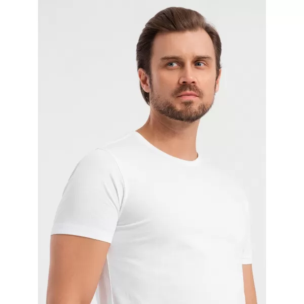  Pánská košile OMBRE OM-TSBS-0232 GRAY-GREEN/WHITE/BEIGE 