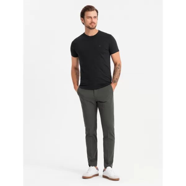  Pánské triko OMBRE OM-TSCT-0220 BLACK 