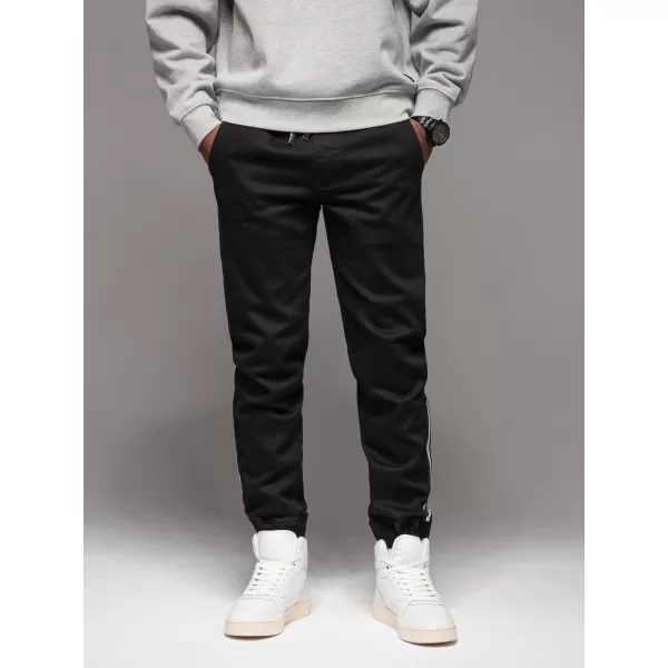  Pánské kalhoty OMBRE OM-PADJ-0156 BLACK 