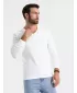Pánské triko OMBRE OM-LSCL-0105 WHITE
