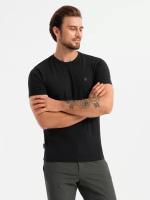 Pánské triko OMBRE OM-TSCT-0220 BLACK