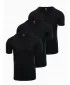 Pánské triko OMBRE OM-TSBS-0233 3X BLACK