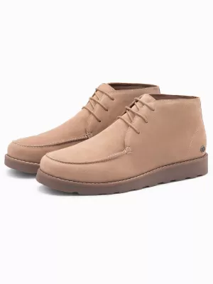 Pánské boty OMBRE OM-FOCS-0164 BEIGE
