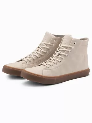 Pánské boty OMBRE OM-FOTH-0187 CREAM