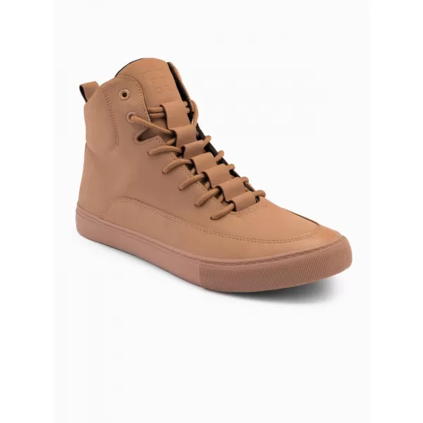  Pánské boty OMBRE OM-FOSH-0176 BROWN 