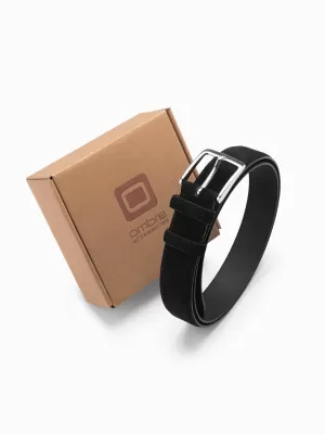Pánský pásek OMBRE OU-ACBE-0113 BLACK