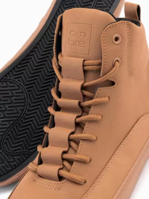 Pánské boty OMBRE OM-FOSH-0176 BROWN
