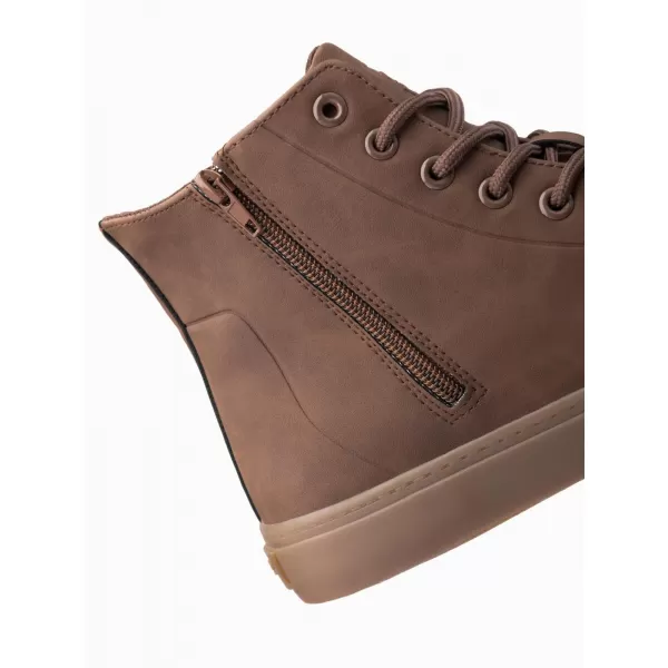  Pánské boty OMBRE OM-FOTH-0187 BROWN 