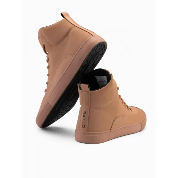  Pánské boty OMBRE OM-FOSH-0176 BROWN 