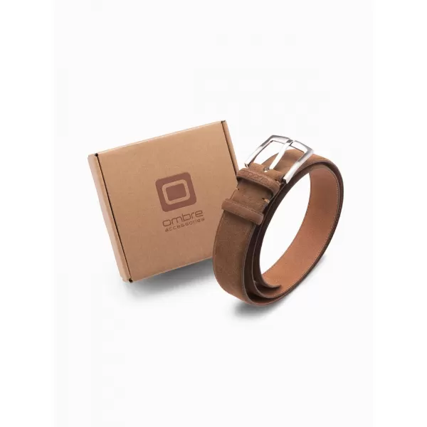  Pánský pásek OMBRE OU-ACBE-0112 BROWN 