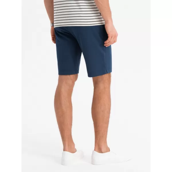  Pánské kraťasy OMBRE OM-SRCS-0166 NAVY BLUE 
