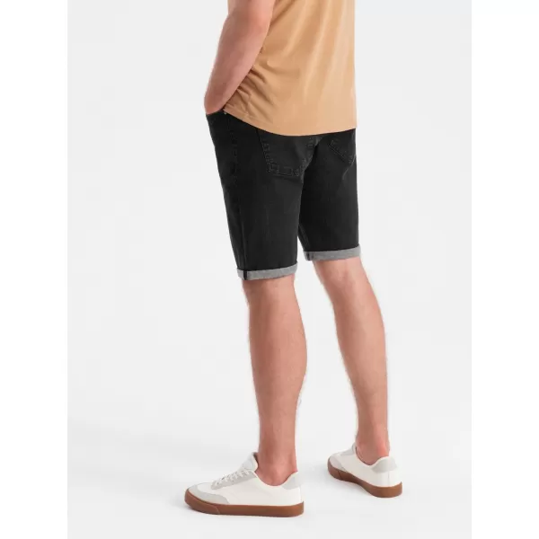  Pánské kraťasy OMBRE OM-SRDS-0134 BLACK 