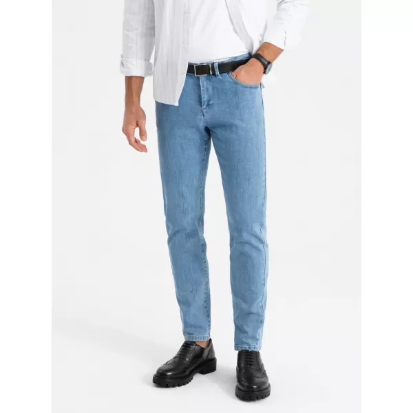  Pánské džíny OMBRE OM-PADP-0216 LIGHT BLUE 