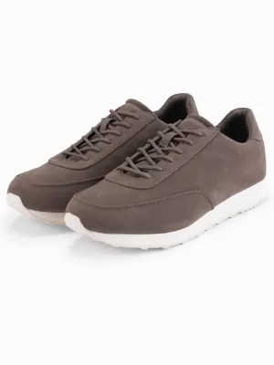 Pánské boty OMBRE OM-FOCS-0161 DARK BROWN