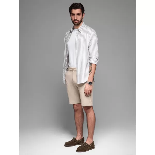  Pánské kraťasy OMBRE OM-SRCS-0166 SAND 