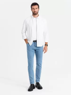 Pánské džíny OMBRE OM-PADP-0216 LIGHT BLUE