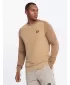 Pánský svetr OMBRE OM-SWSW-0121 BROWN