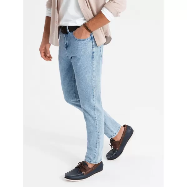  Pánské džíny OMBRE OM-PADP-0225 LIGHT BLUE 