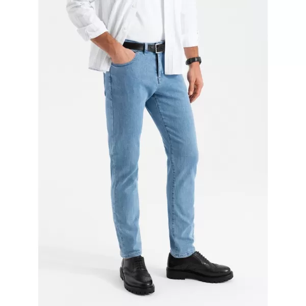  Pánské džíny OMBRE OM-PADP-0216 LIGHT BLUE 