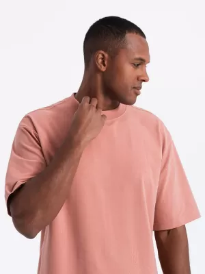 Pánské triko OMBRE OM-TSBC-0234 PINK
