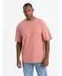 Pánské triko OMBRE OM-TSBC-0234 PINK