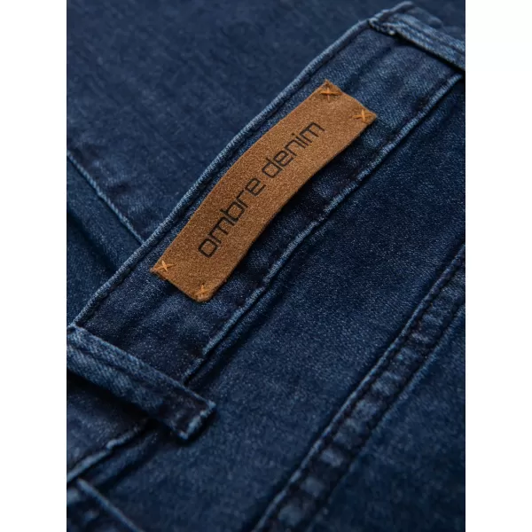  Pánské džíny OMBRE OM-PADP-0216 DARK BLUE 