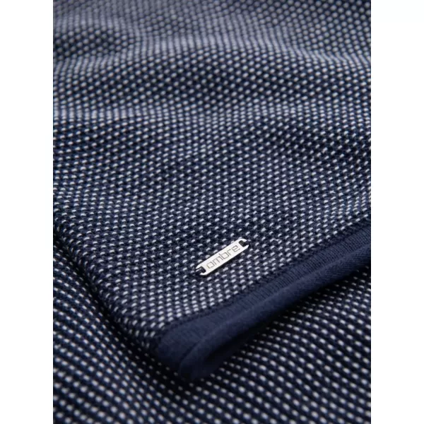  Pánský svetr OMBRE OM-SWSW-0118 NAVY BLUE 