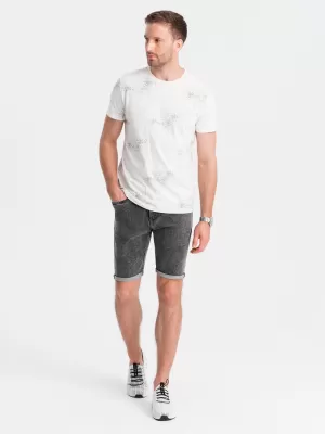 Pánské kraťasy OMBRE OM-SRDS-0134 GRAY