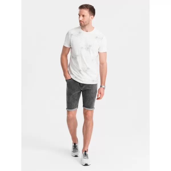 Pánské kraťasy OMBRE OM-SRDS-0134 GRAY 