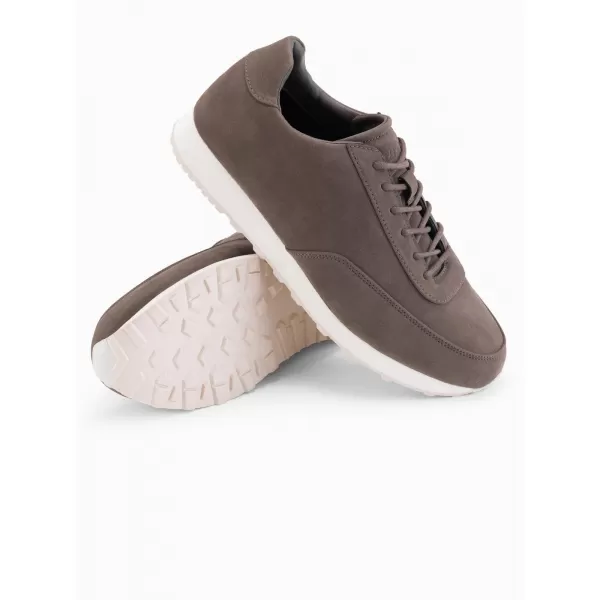  Pánské boty OMBRE OM-FOCS-0161 DARK BROWN 