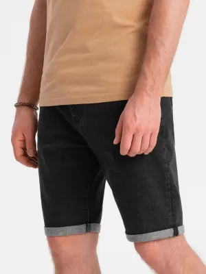 Pánské kraťasy OMBRE OM-SRDS-0134 BLACK