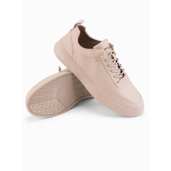  Pánské boty OMBRE OM-FOCS-0151 BEIGE 