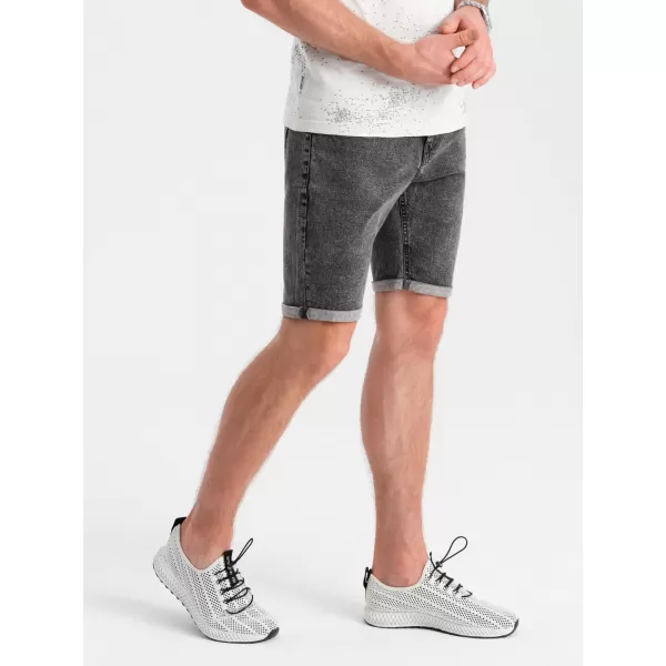  Pánské kraťasy OMBRE OM-SRDS-0134 GRAY 