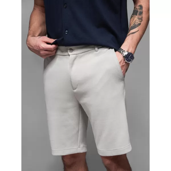  Pánské kraťasy OMBRE OM-SRCS-0166 LIGHT GREY 