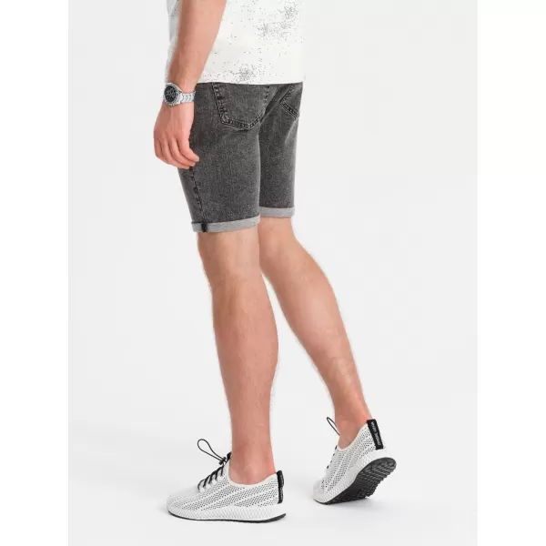  Pánské kraťasy OMBRE OM-SRDS-0134 GRAY 