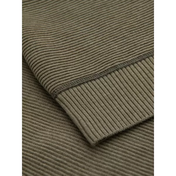  Pánský svetr OMBRE OM-SWSW-0121 OLIVE 