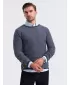 Pánský svetr OMBRE OM-SWSW-0118 NAVY BLUE