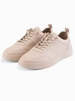 Pánské boty OMBRE OM-FOCS-0151 BEIGE