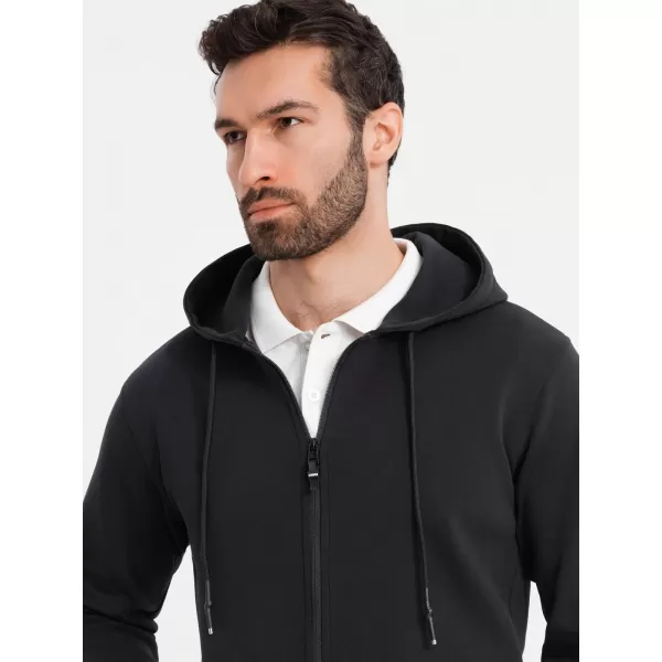 Pánská mikina OMBRE OM-SSZP-0213 BLACK 