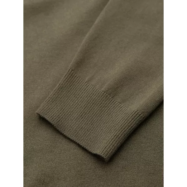  Pánský svetr OMBRE OM-SWZS-0124 OLIVE 