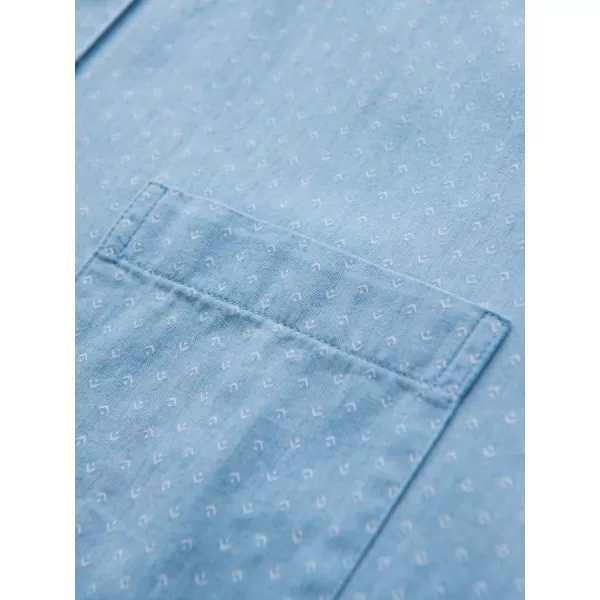  Pánská košile OMBRE OM-SHDS-0179 LIGHT BLUE 