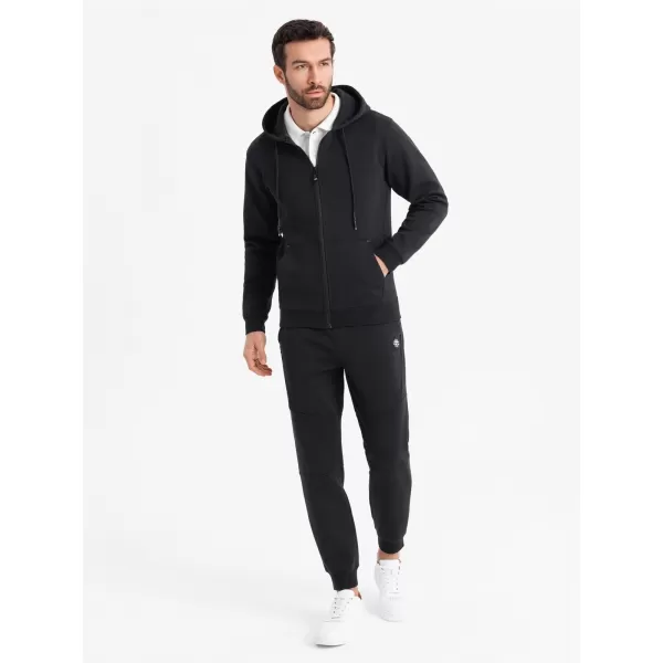  Pánská mikina OMBRE OM-SSZP-0213 BLACK 