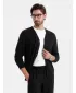 Pánský cardigan OMBRE OM-SWCD-0126 BLACK