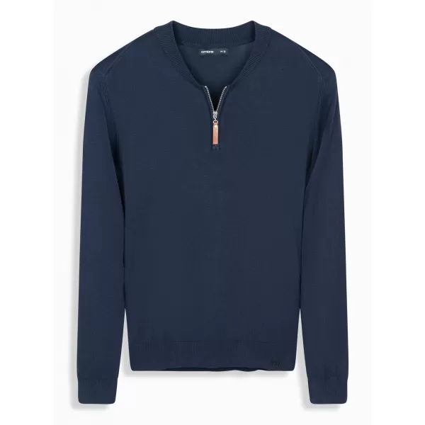  Pánský svetr OMBRE OM-SWZS-0124 NAVY BLUE 