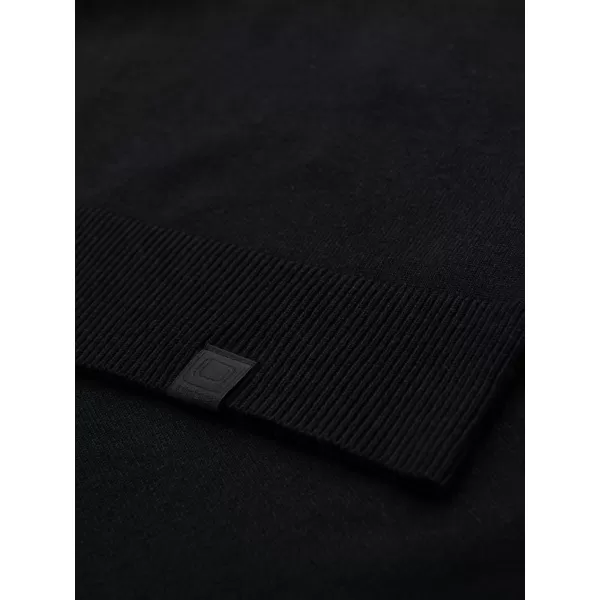  Pánský svetr OMBRE OM-SWZS-0124 BLACK 