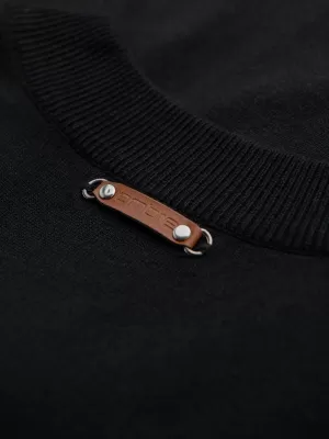 Pánský svetr OMBRE OM-SWZS-0124 BLACK