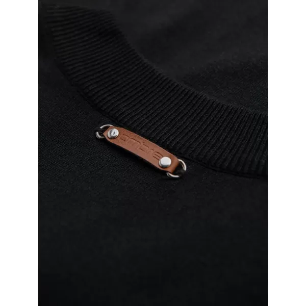  Pánský svetr OMBRE OM-SWZS-0124 BLACK 